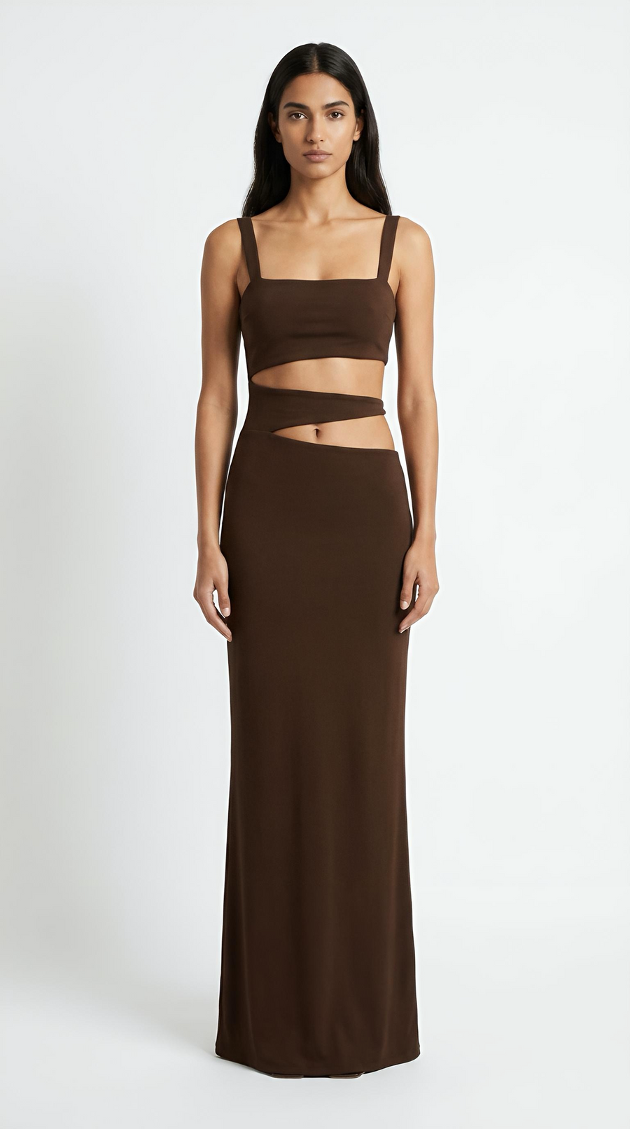The Sand Drape Dress — front